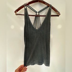 American Eagle Gray Strappy tank top